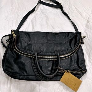 C.A.S Handmade Leather Fold over Bag